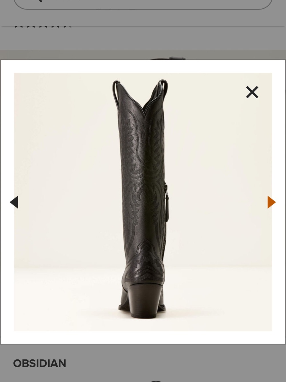 Ariat Casanova X Toe Western Knee-High Boot Size 8 NEW! - Picture 6 of 11